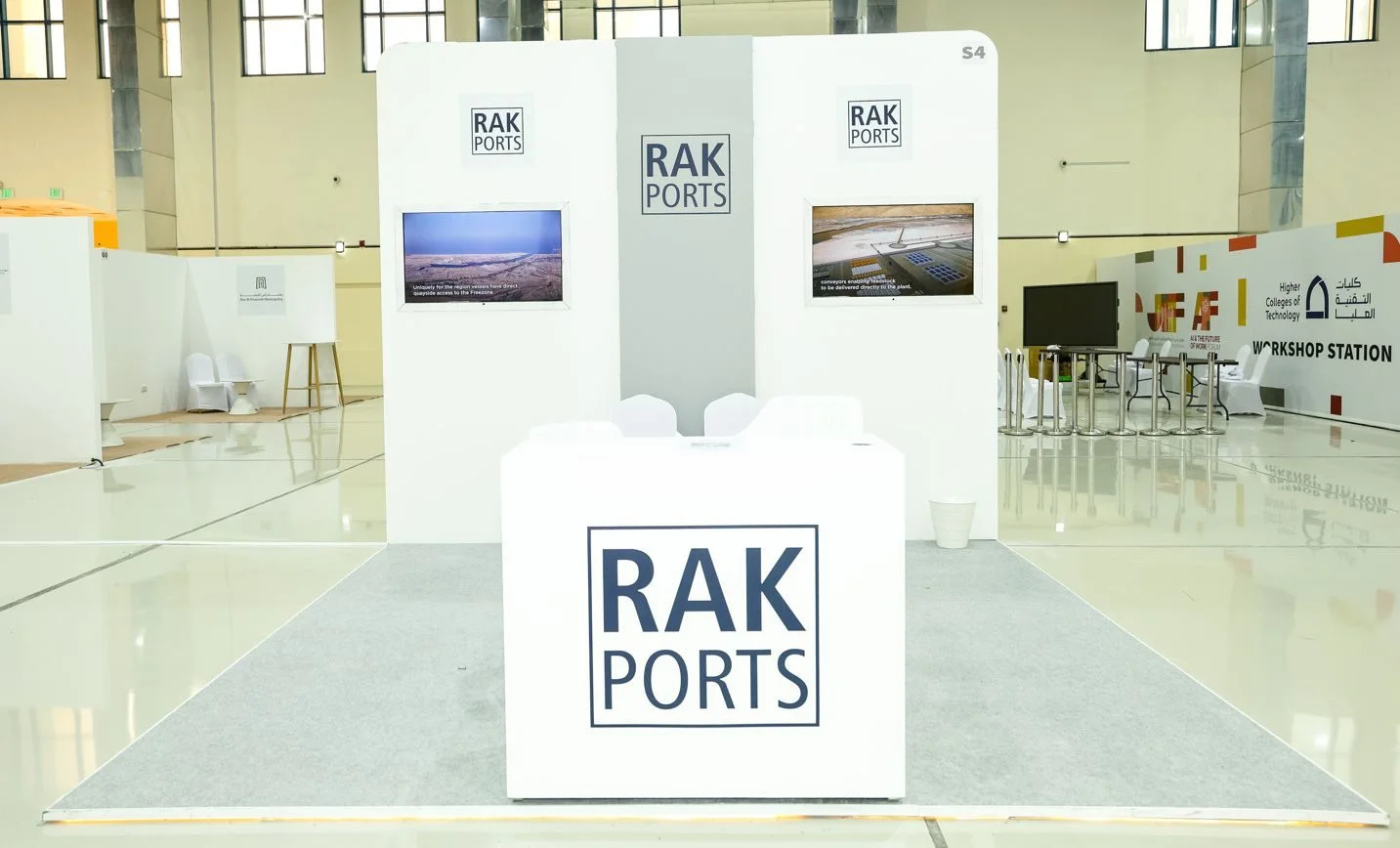Exhibition stand design and fabrication by Vision Designs UAE
